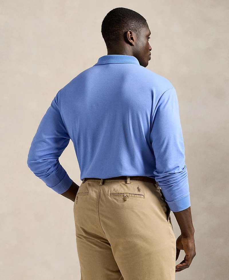 Polo Ralph Lauren Men's Big & Tall Soft Cotton Long-Sleeve Shirt