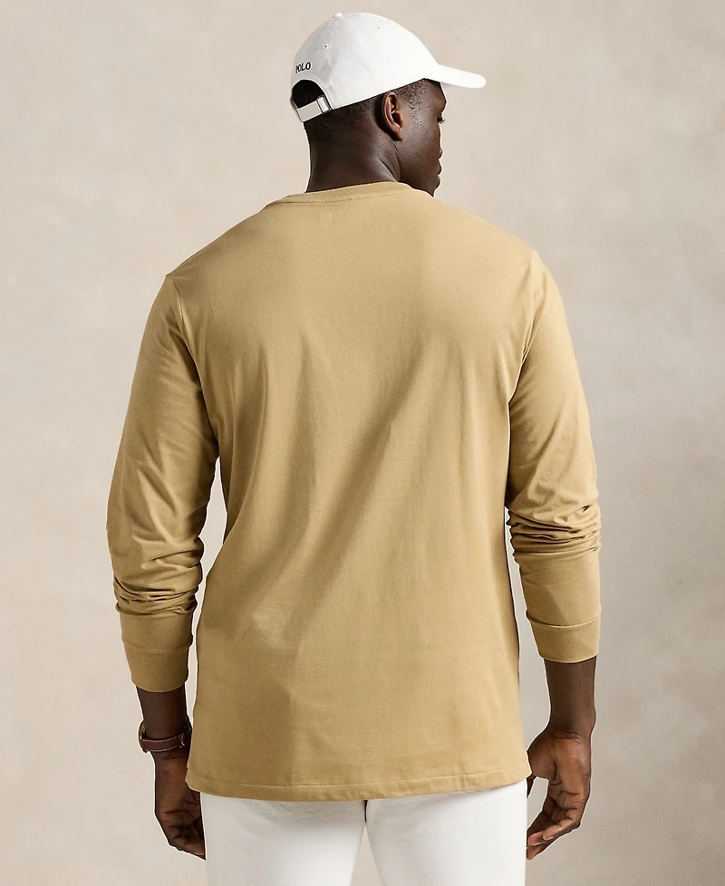 Polo Ralph Lauren Men's Big & Tall Classic-Fit Jersey Long-Sleeve T-Shirt