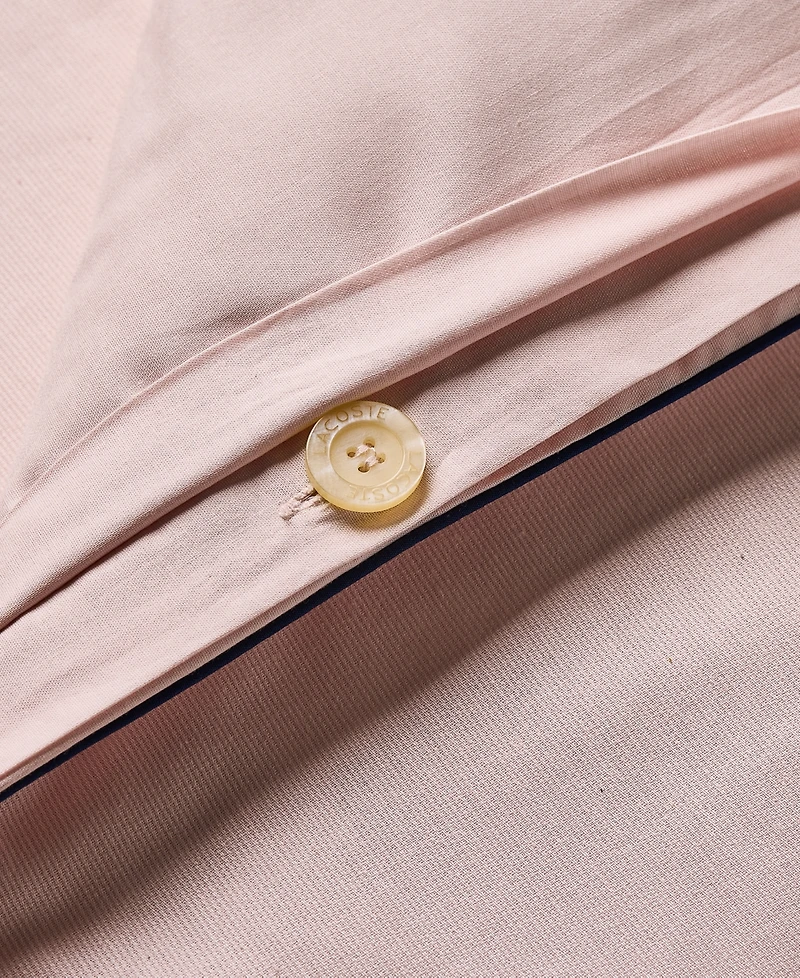 Lacoste Tiebreak Cotton 3-Pc. Duvet Cover Set, Full/Queen