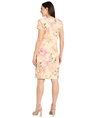 R & M Richards Women's Short-Sleeve Sheath Dress