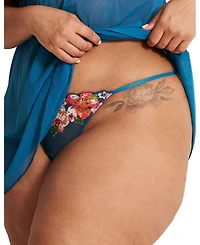 Adore Me Babette Women's Plus-Size Babydoll & G-String Set Lingerie