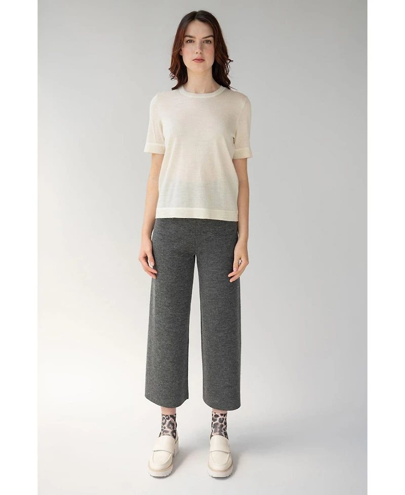 Sskein Women's 's Crew Neck Sweater Tee