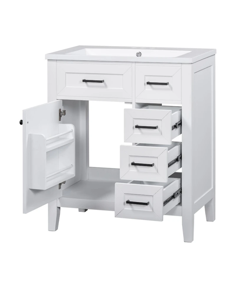 Streamdale Furniture 30" Bathroom Vanity with Sink & Drawers