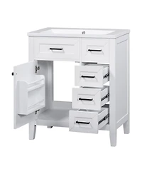 Streamdale Furniture 30" Bathroom Vanity with Sink & Drawers