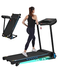 Streamdale Furniture Incline Treadmill 3.0HP Auto-Fold Bluetooth Speaker
