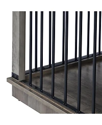 Streamdale Furniture Dog Crate Furniture with Storage & Divider