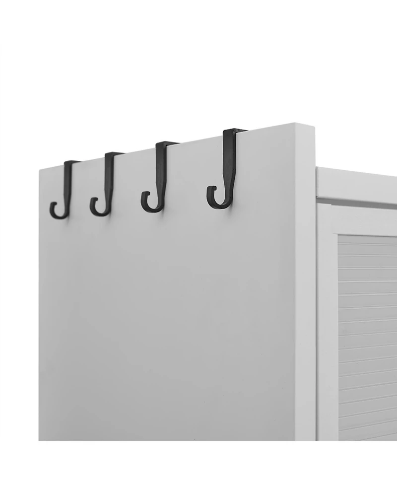 Streamdale Furniture 73" Kitchen Pantry Cabinet Flip Door Pegboard Storage
