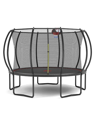 Streamdale Furniture 12FT trampoline Pumpkin- Black Red