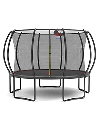 Streamdale Furniture 12FT trampoline Pumpkin- Black Red