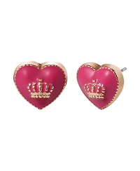 Juicy Couture 15? + 2? Crown Logo Heart Pendant Necklace ? Adjustable