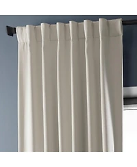 Half Price Drapes Textured Faux Linen Room Darkening Curtain