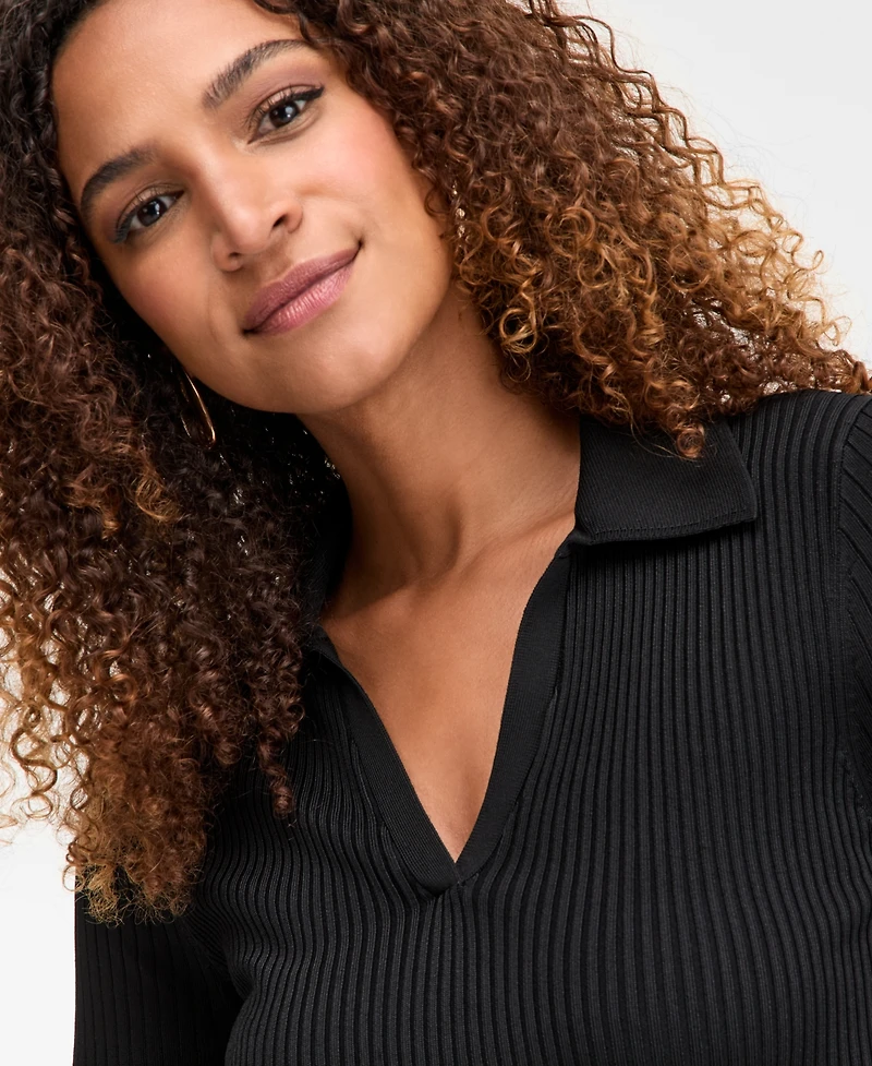 I.n.c. International Concepts Women's Johnny Collar Sweater, Macy's Exclusive