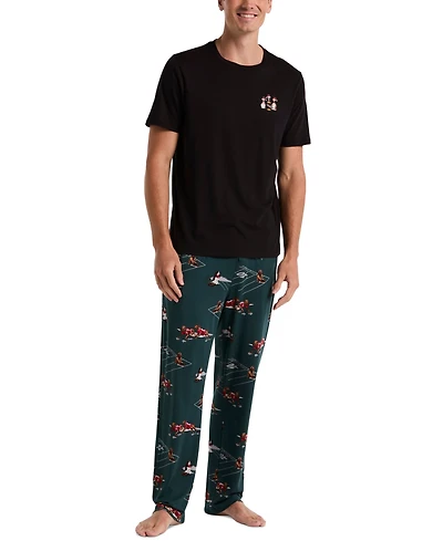 Perry Ellis Portfolio Men's Football Dog Pajama Pants