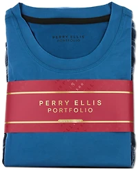 Perry Ellis Portfolio Men's Solid Shirt & Buffalo Plaid Pajama Set