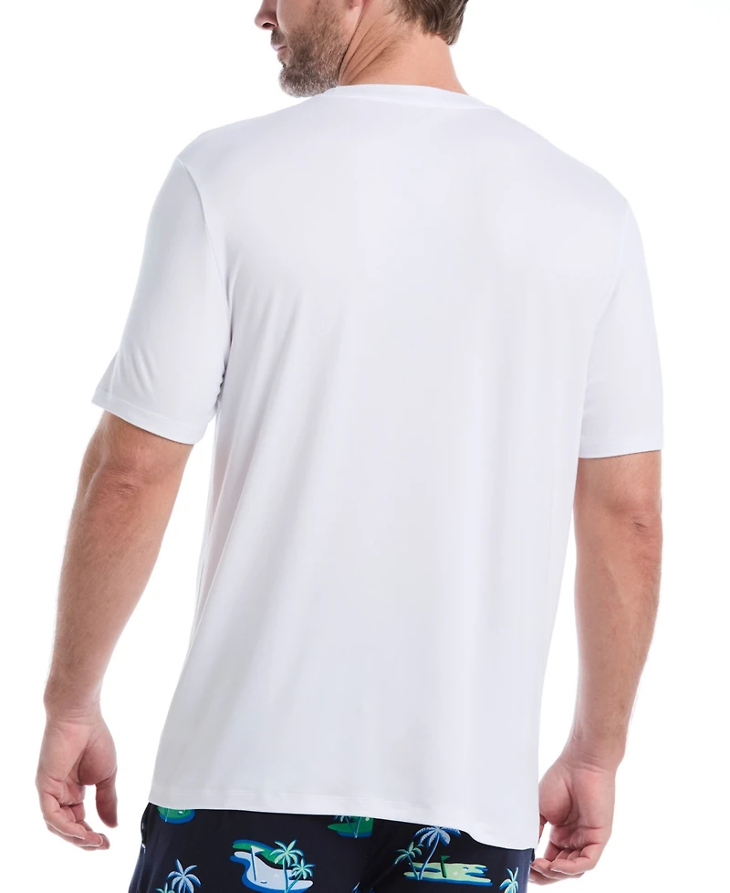 Perry Ellis Portfolio Men's Soft Touch Beach Course Golf Pajama Set