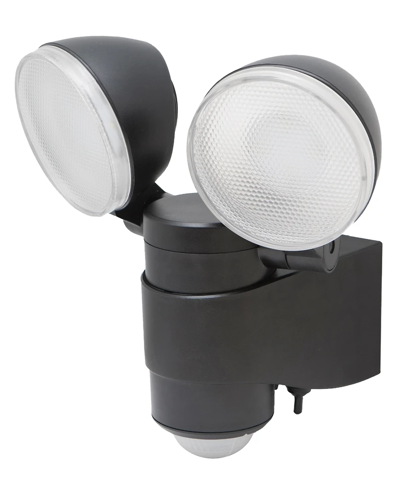 Maxsa Innovations Battery-powered Motion-activated Dual Head Led Security Spotlight