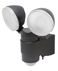 Maxsa Innovations Battery-powered Motion-activated Dual Head Led Security Spotlight