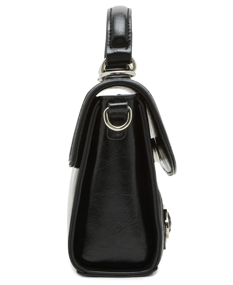 Madden Girl Lilithc Crinkle Top Handle Satchel Bag
