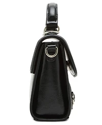 Madden Girl Lilithc Crinkle Top Handle Satchel Bag