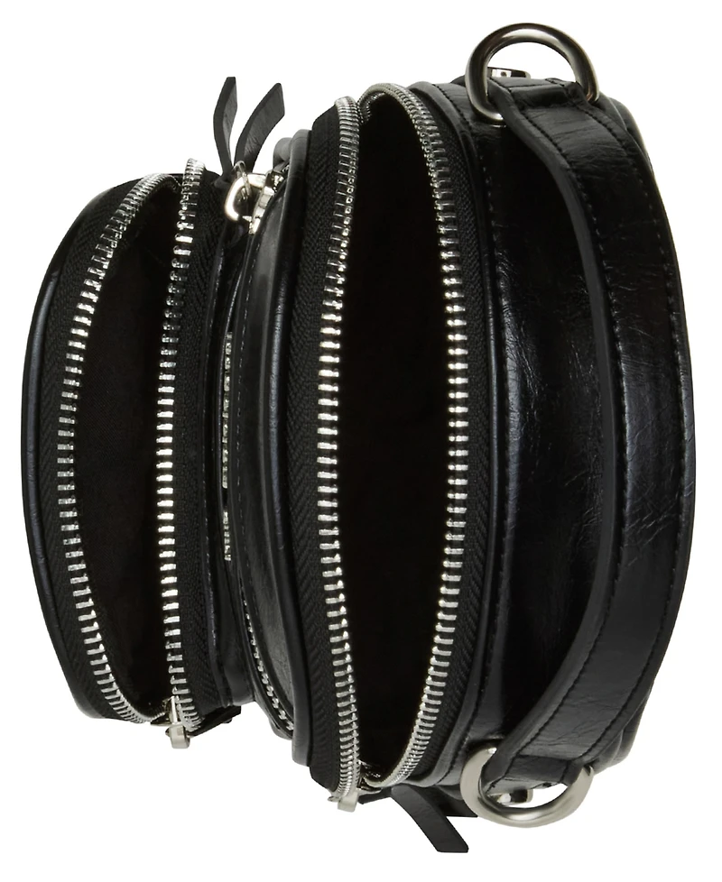 Madden Girl Blakec Crinkle Zipper Crossbody Bag