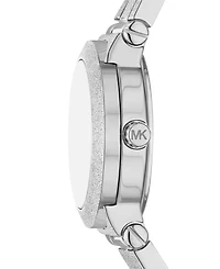 Michael Kors Women's Billie Three-Hand Silver-Tone Stainless Steel Watch, 26mm