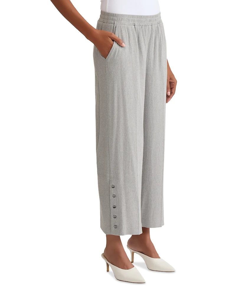 Kasper Women's High Rise Cropped Pull-On Pants