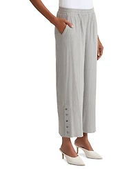 Kasper Women's High Rise Cropped Pull-On Pants
