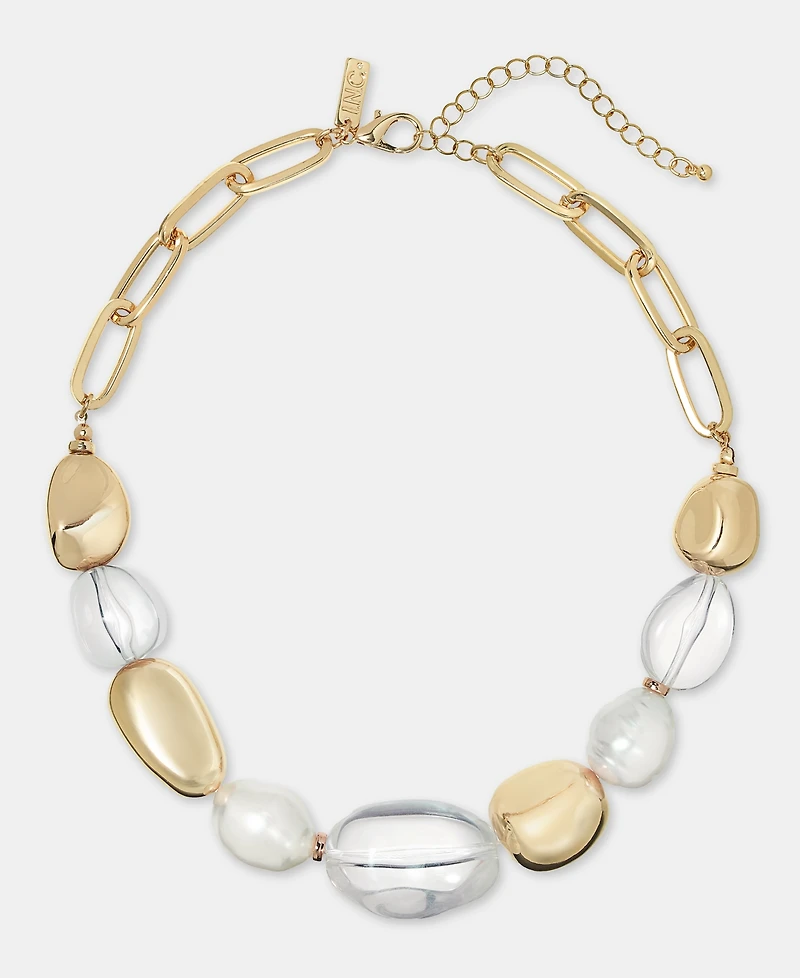 I.n.c. International Concepts Mixed Bead Statement Necklace, 17" + 3" extender, Macy's Exclusive