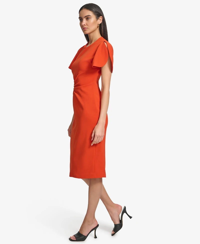 Calvin Klein Women's Scuba Crepe Sheath Dress