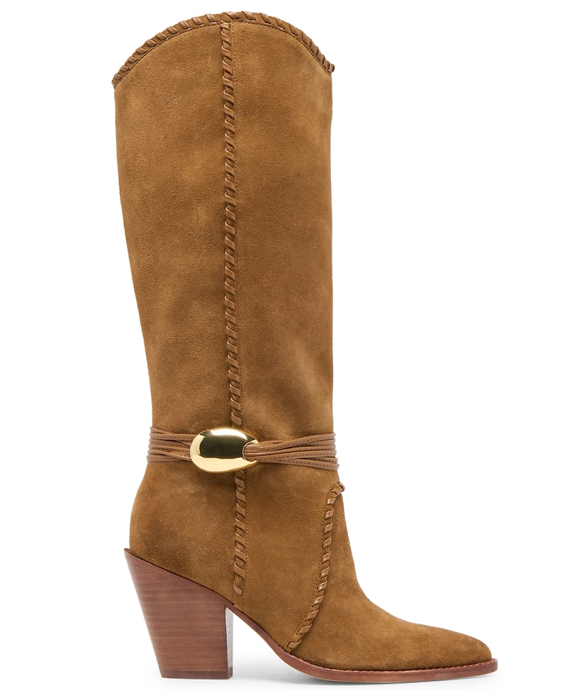 Dolce Vita Women's Jody Whipstitch Tall Heeled Western Boots