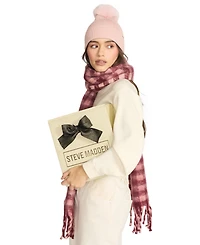 Steve Madden Buffalo Blaze Beanie and Scarf Gift Set, 2-Piece Set