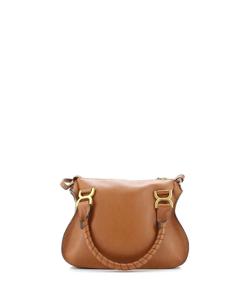 Pre-Owned Chloe Small Marcie Satchel Leather