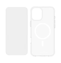 Case-Mate Protection Pack Tough MagSafe Case and Glass Screen Protector for Apple iPhone 16 Plus