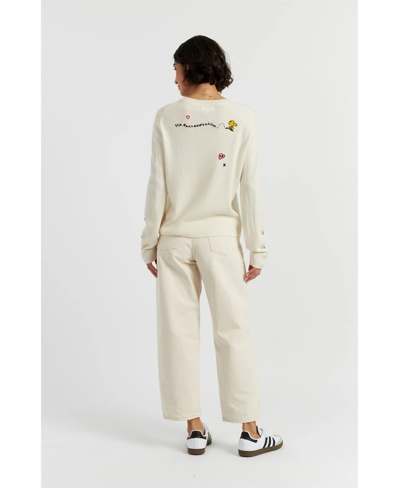 Chinti & Parker Women's Wool Cashmere Peanuts Original Sweater