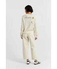 Chinti & Parker Women's Wool Cashmere Peanuts Original Sweater