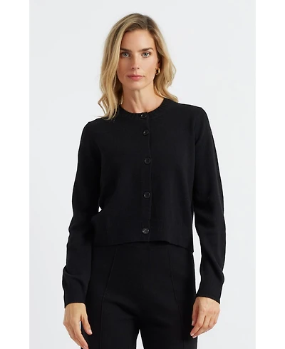 Chinti & Parker Women's Wool Cashmere Cropped Cardigan