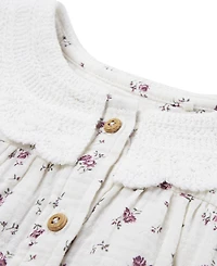 Levi's Toddler Girls 2-Piece Collared Blouse and Flared Leggings Set