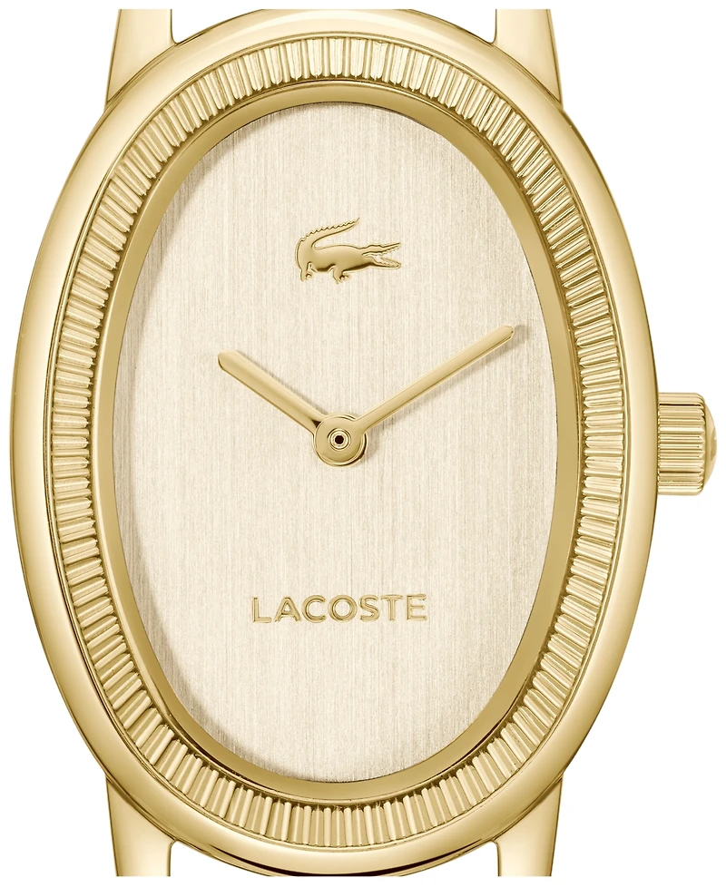 Lacoste Women's Parisienne Gold Tone Stainless Steel Bracelet Watch, 22mm