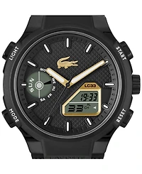 Lacoste Men's LC33 Black Silicone Strap Watch