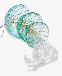 Holiday Lane Seaside Jellyfish Tiered Beaded Ornament, Macy's Exclusive