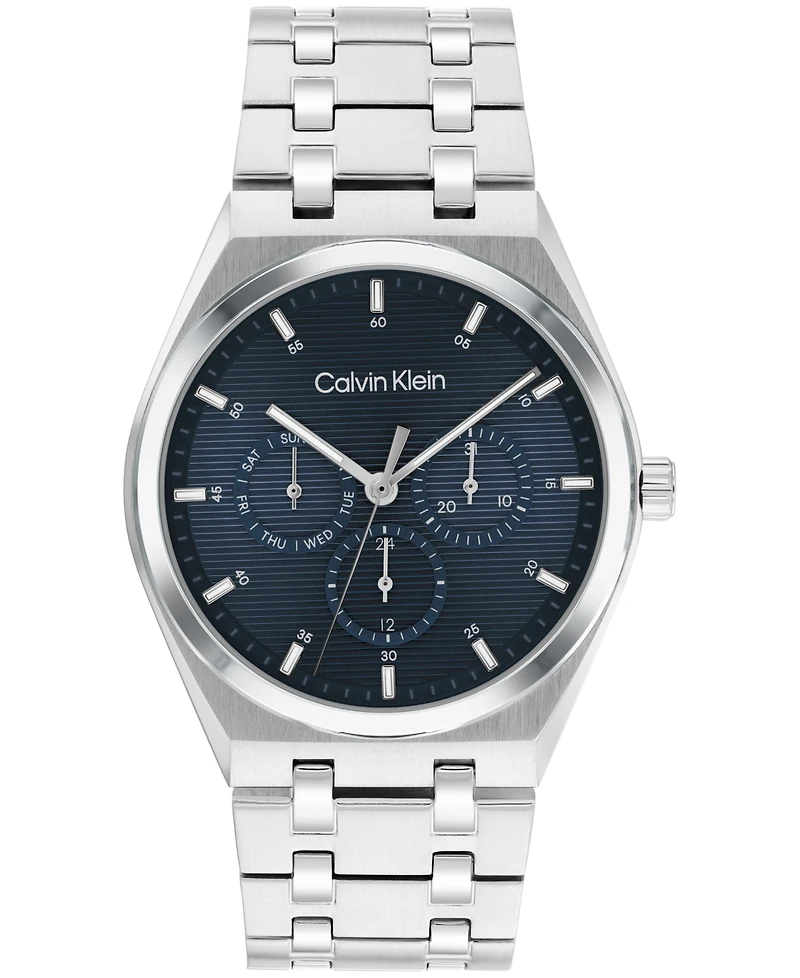 Calvin Klein Men's Ck Motion Silver Tone Stainless Steel Bracelet Watch 39mm