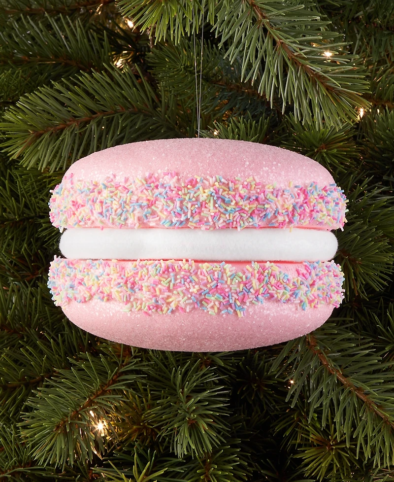 Holiday Lane Pink Macaron with Sprinkles Ornament, Macy's Exclusive