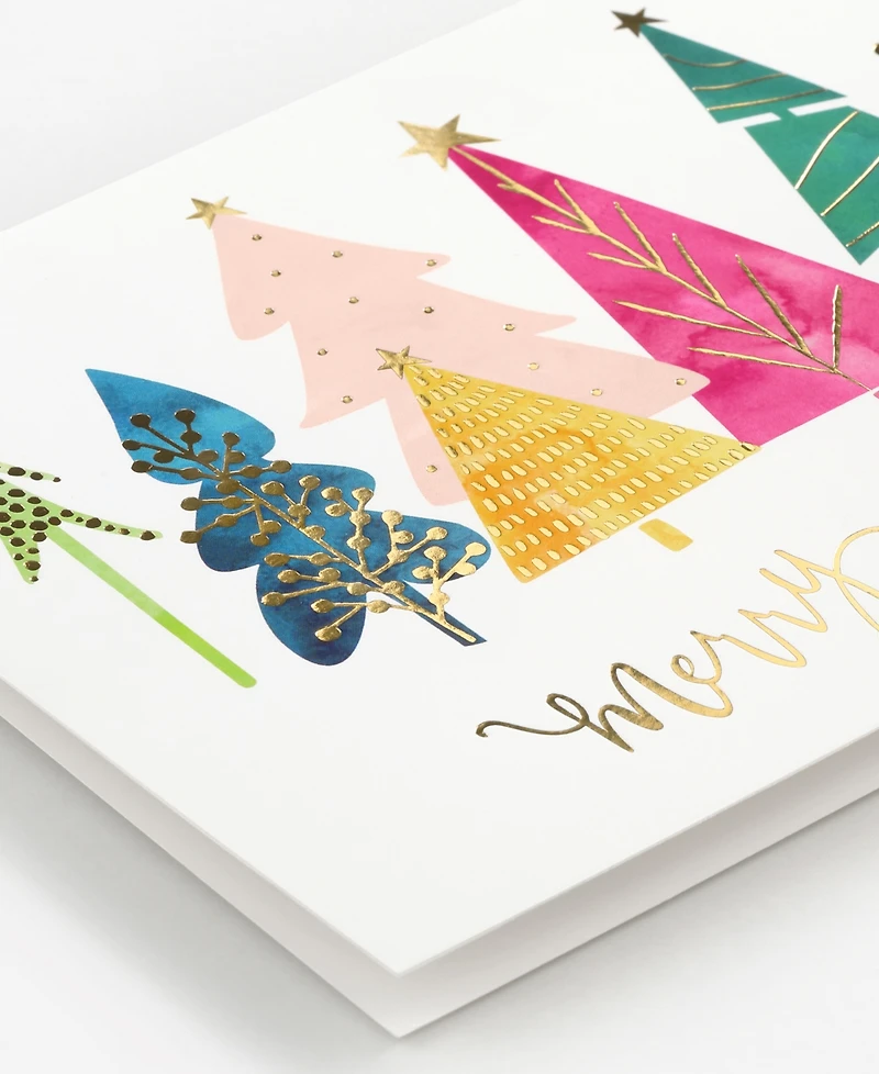 Masterpiece Studios Merry Bright Treeline Holiday Boxed Cards