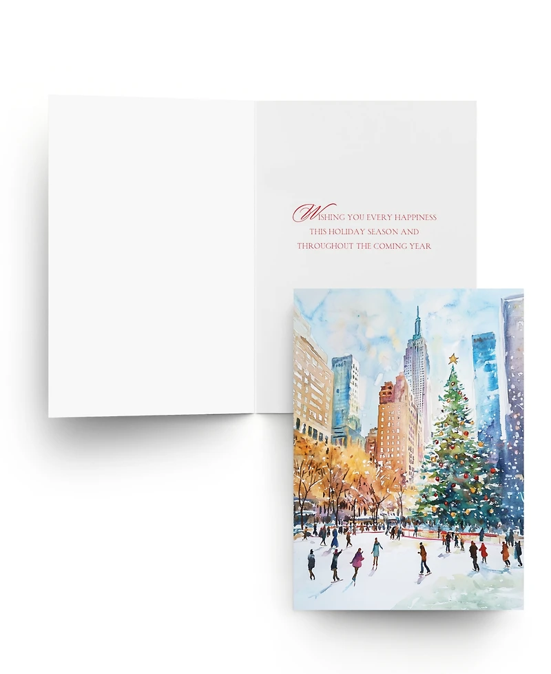 Masterpiece Studios New York Skaters Holiday Boxed Cards
