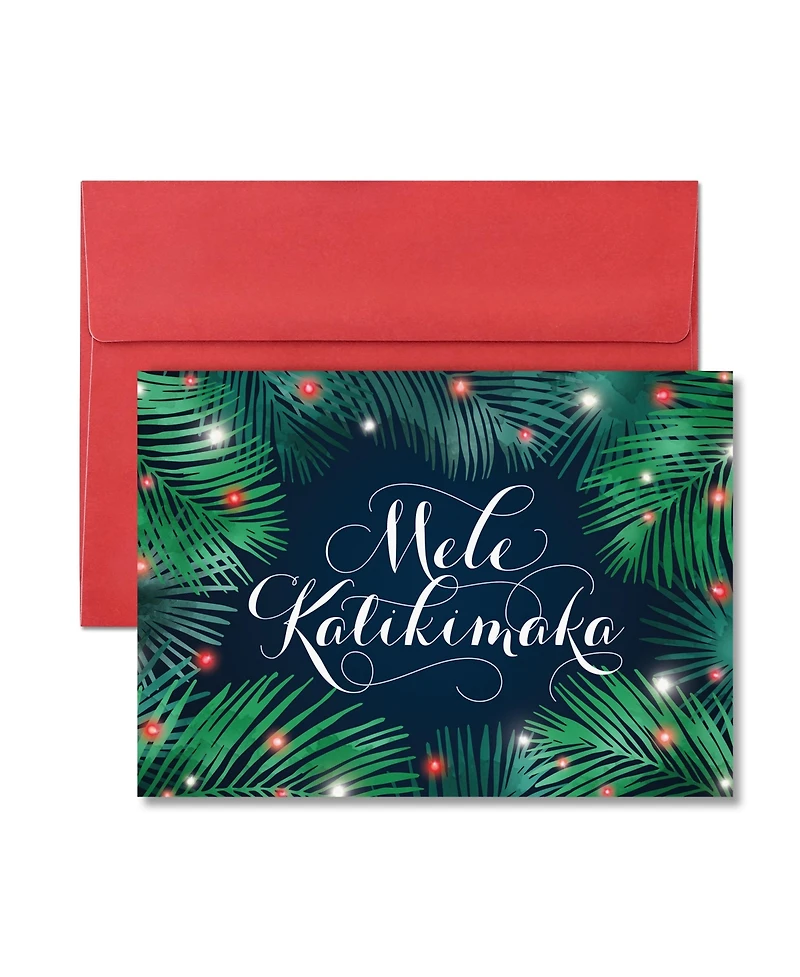 Masterpiece Studios Tropical Merry Christmas Holiday Boxed Cards
