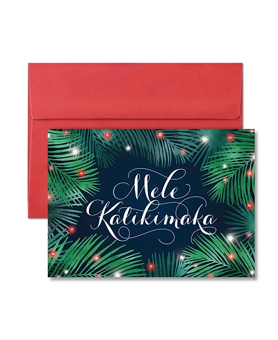 Masterpiece Studios Tropical Merry Christmas Holiday Boxed Cards