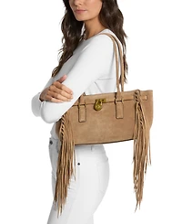 Michael Kors Hamilton Moderne Medium Leather East West Shoulder Tote
