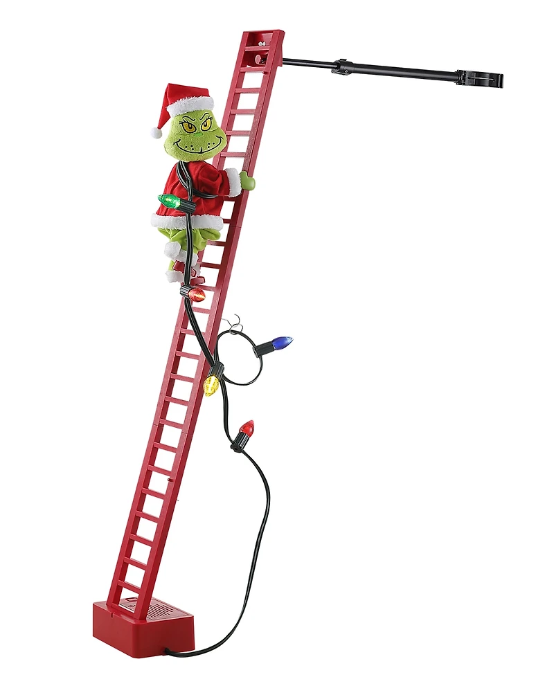 Mr. Christmas Super Climbing Grinch with Ladder