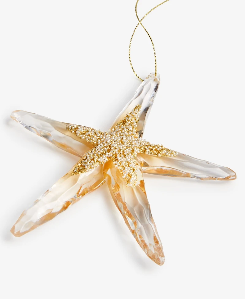 Holiday Lane Seaside Starfish Embellished Ornament, Macy's Exclusive