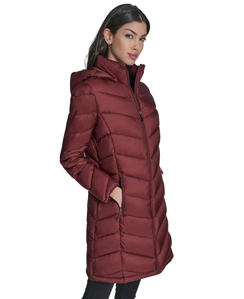 Charter Club Women's Packable Hooded Puffer Coat, Created for Macy's